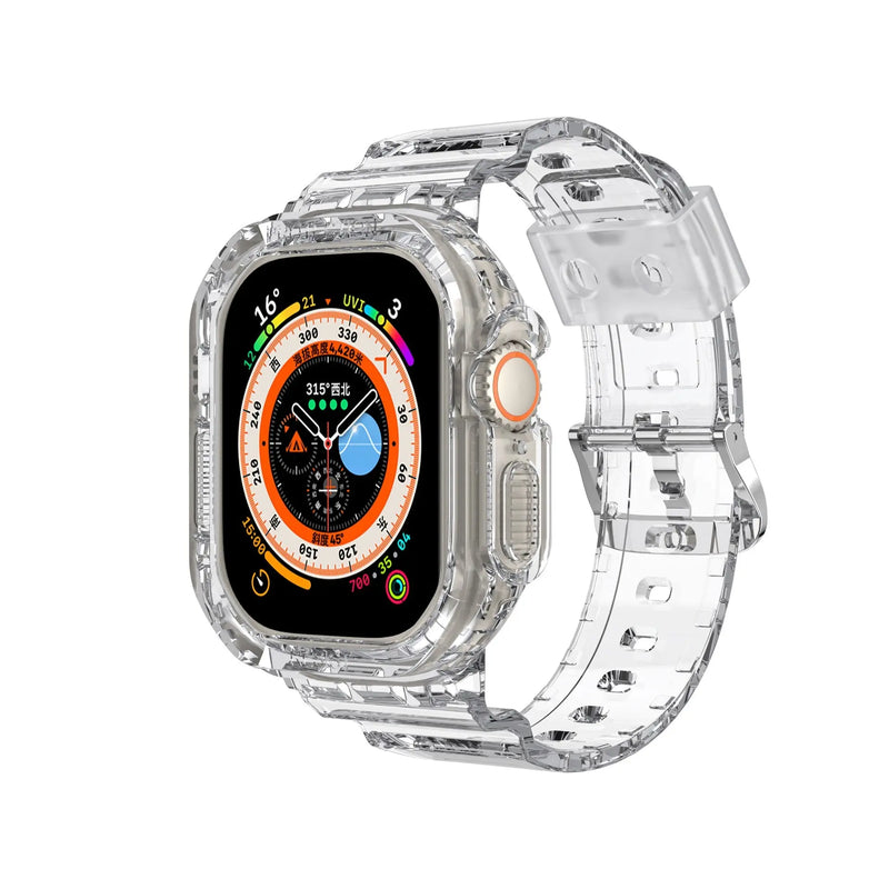 Avontic Transparent Band And Case Combo For Apple Watch Ultra 49mm - Avontic