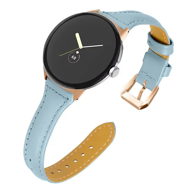 Avontic Slim Modern Leather Loop Band For Pixel Watch - Avontic