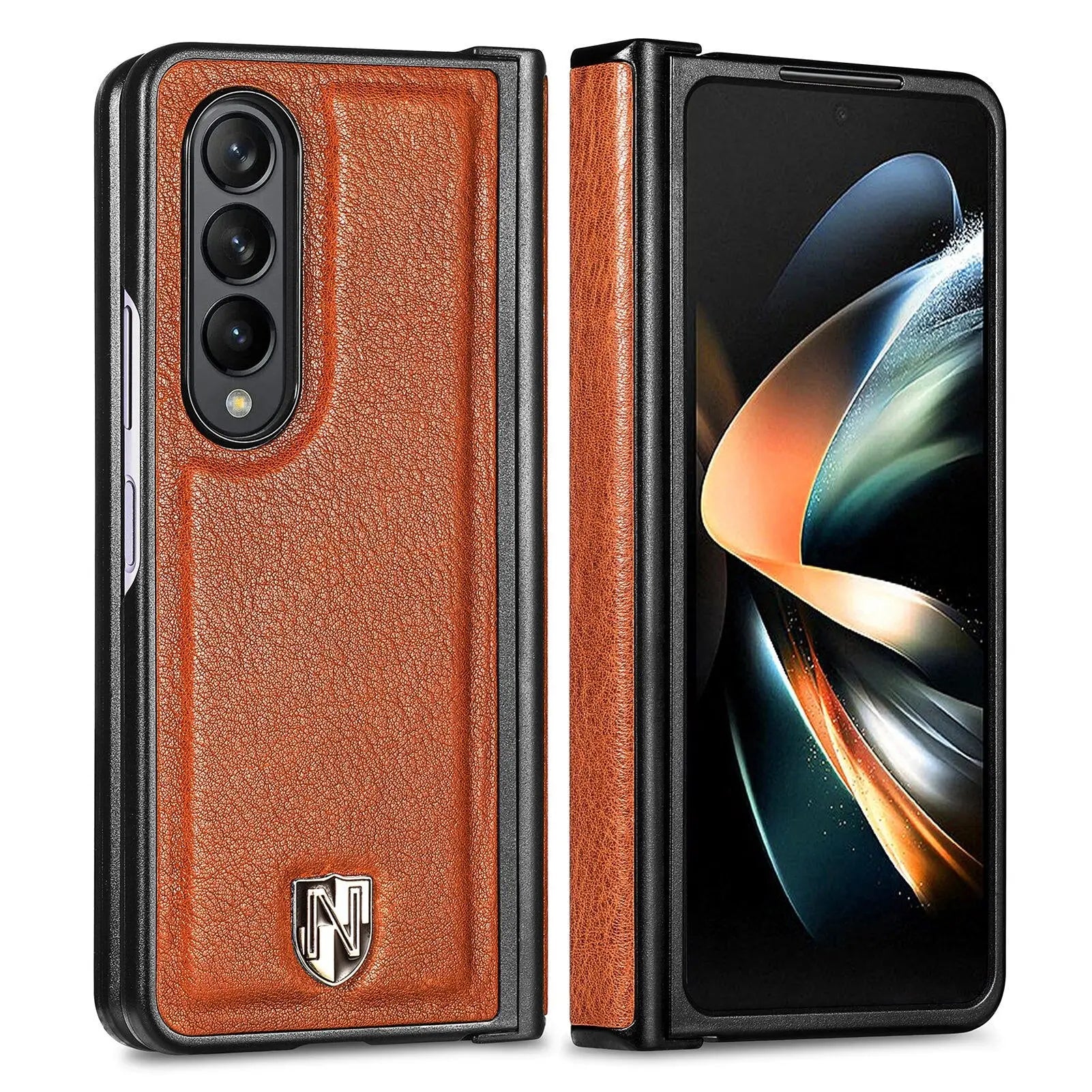 Pinnacle Genuine Leather Slim Fit Case For Samsung Galaxy Z Fold 4 - Pinnacle Luxuries