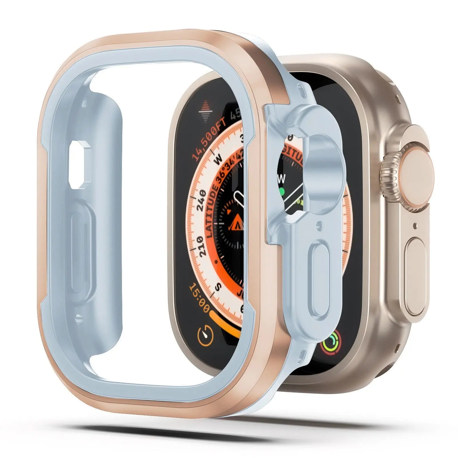 Premium Aluminum Alloy Case Bumper For Apple Watch - Pinnacle Luxuries