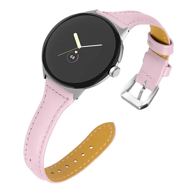 Pinnacle Slim Modern Leather Loop Band For Pixel Watch - Pinnacle Luxuries