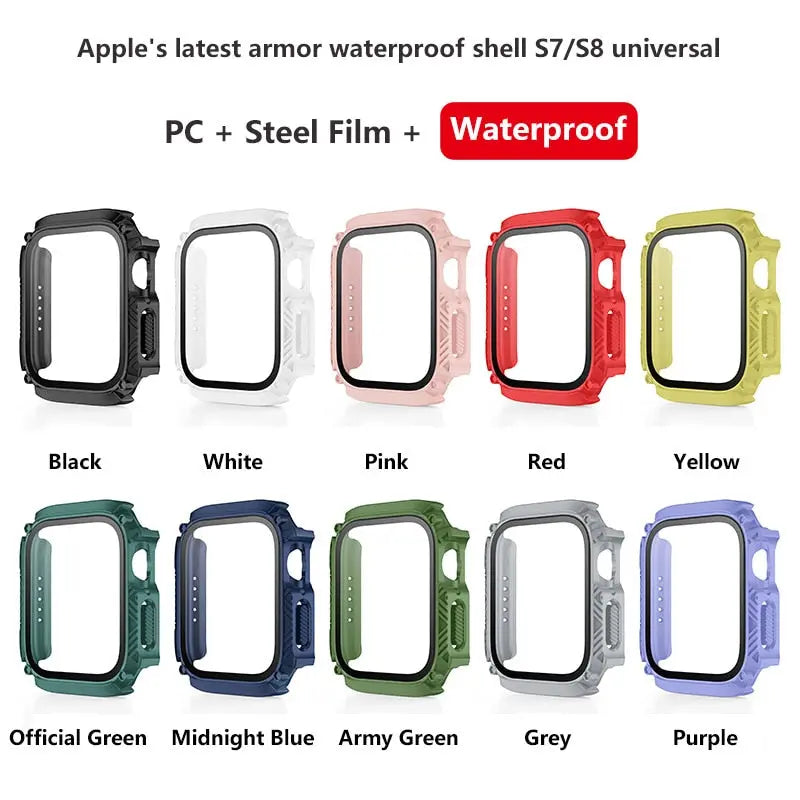 Pinnacle Premium Rugged Waterproof Case For Apple Watch 4 5 6 7 8 - Pinnacle Luxuries