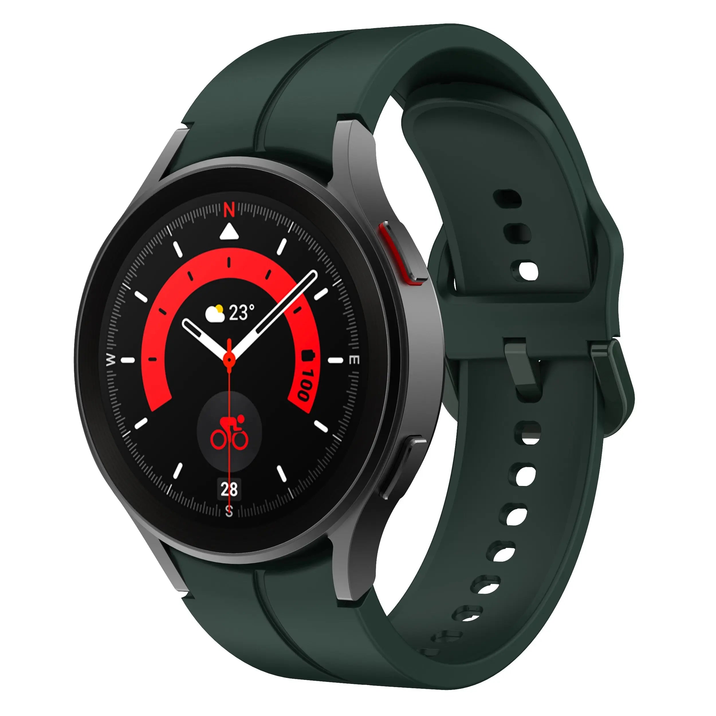Pinnacle Color Rush Custom Silicone Band For Samsung Galaxy Watch 5 - Pinnacle Luxuries