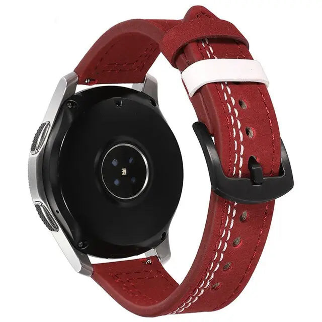 Avontic Premium Genuine Leather Smartwatch Band 20mm 22mm - Avontic
