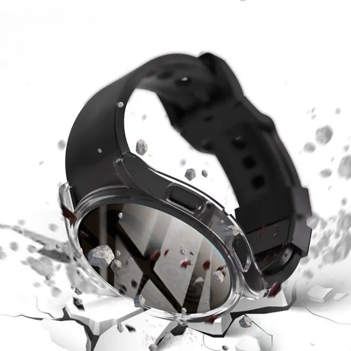 Tempered Glass Screen Protector Case Bezel For Samsung Galaxy Watch 5 40mm 44mm - Pinnacle Luxuries