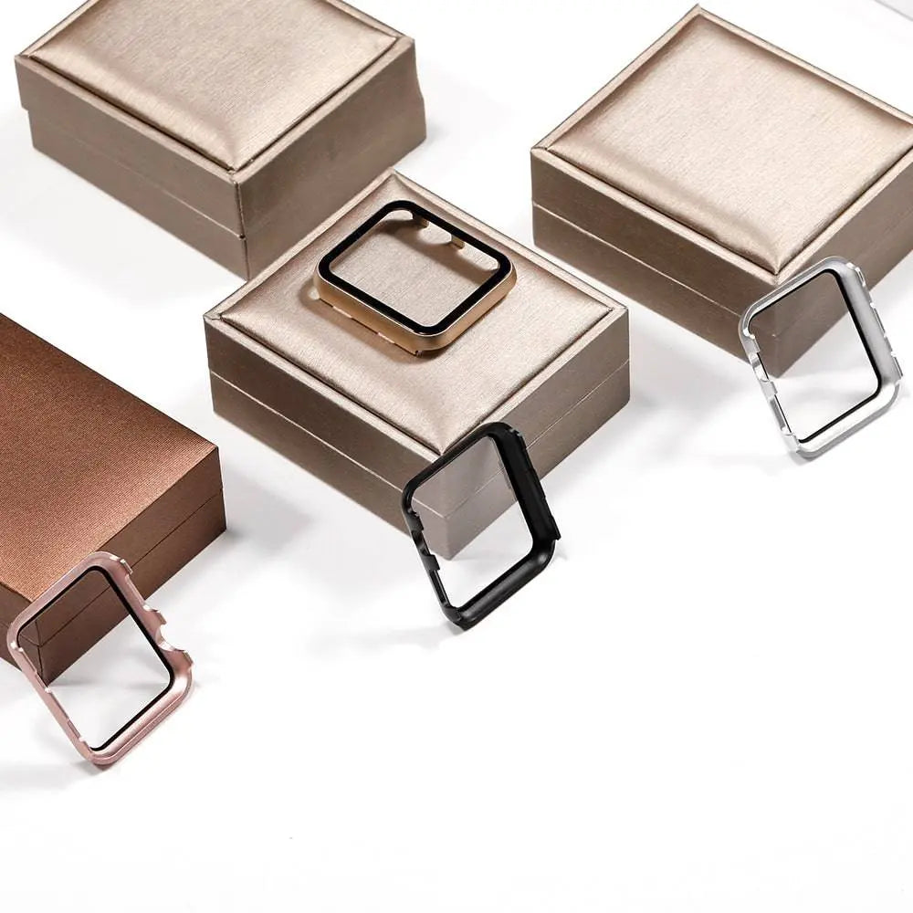 Spartan Stainless Steel Apple Watch Case Fortified Tempered Glass Screen Protector - Pinnacle Luxuries