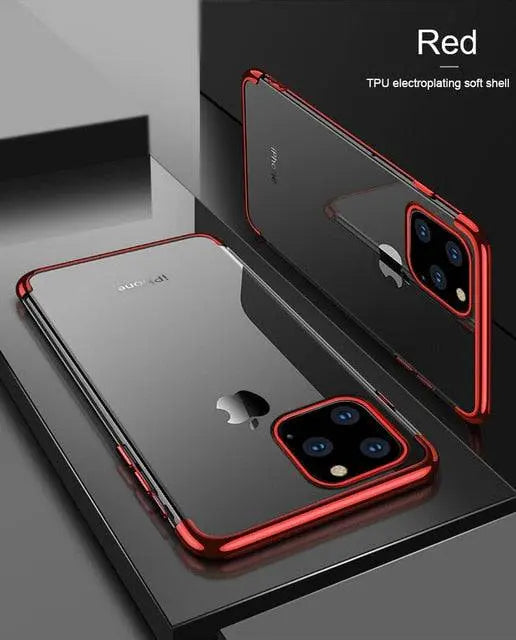 iPhone 11/11 Pro/11 Pro max Transparent Clear Shell Protection Case Screen Protector - Avontic