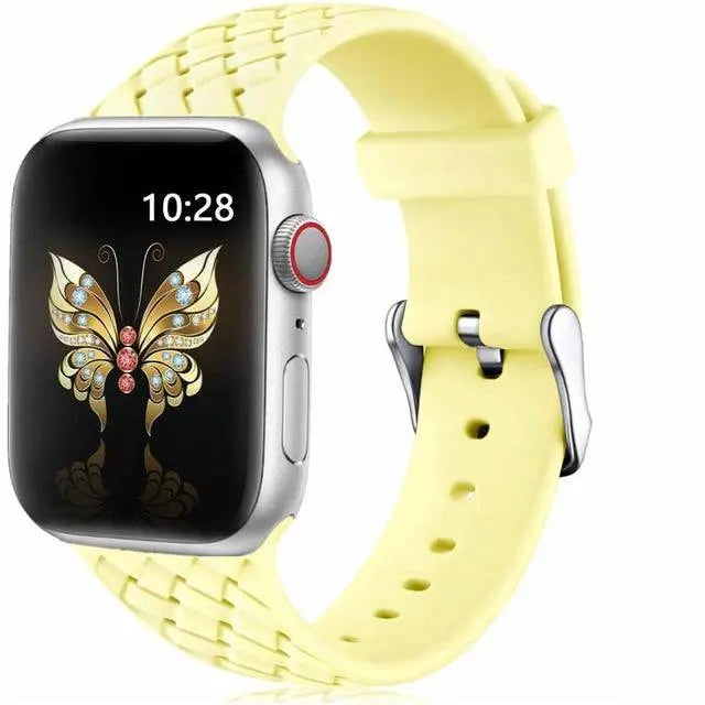 Apple Watch Series 5 Custom Woven Watch Band - Pinnacle Luxuries