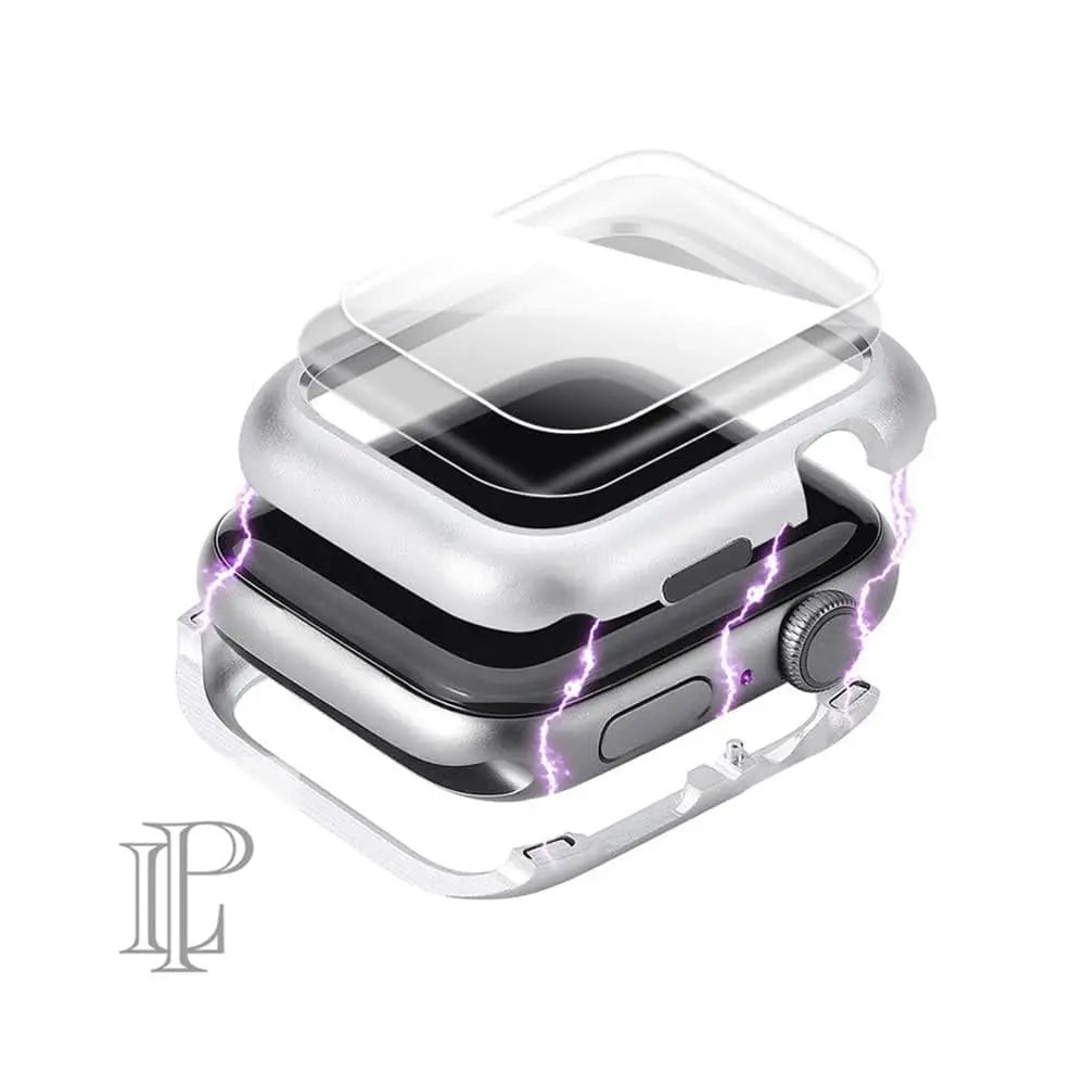 Apple Watch Series 5 Ultimate Stainless Steel Case Tempered Glass Screen Protector - Pinnacle Luxuries