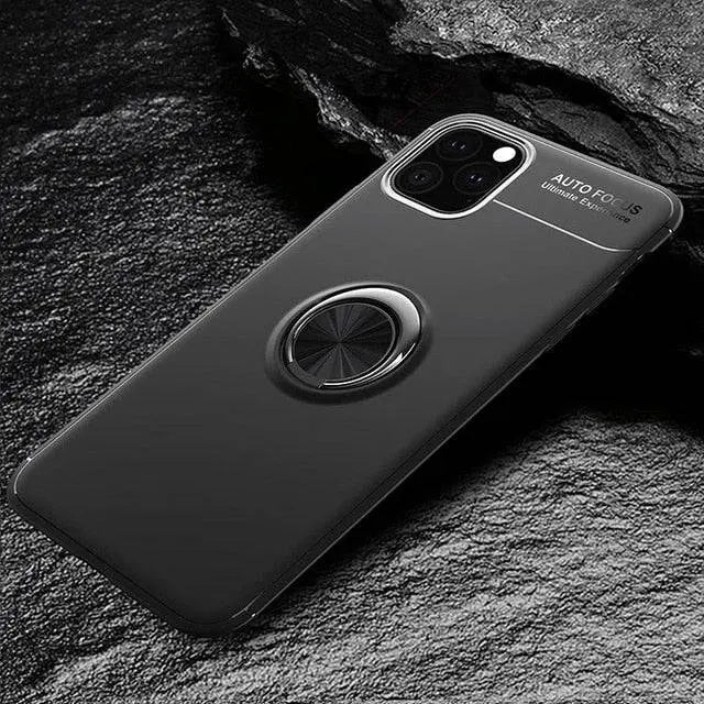 Magnetic Ring Anti-Shock Phone Case For iPhone 11 - Pinnacle Luxuries