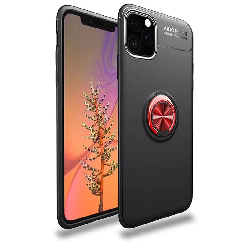 Magnetic Ring Anti-Shock Phone Case For iPhone 11 - Avontic