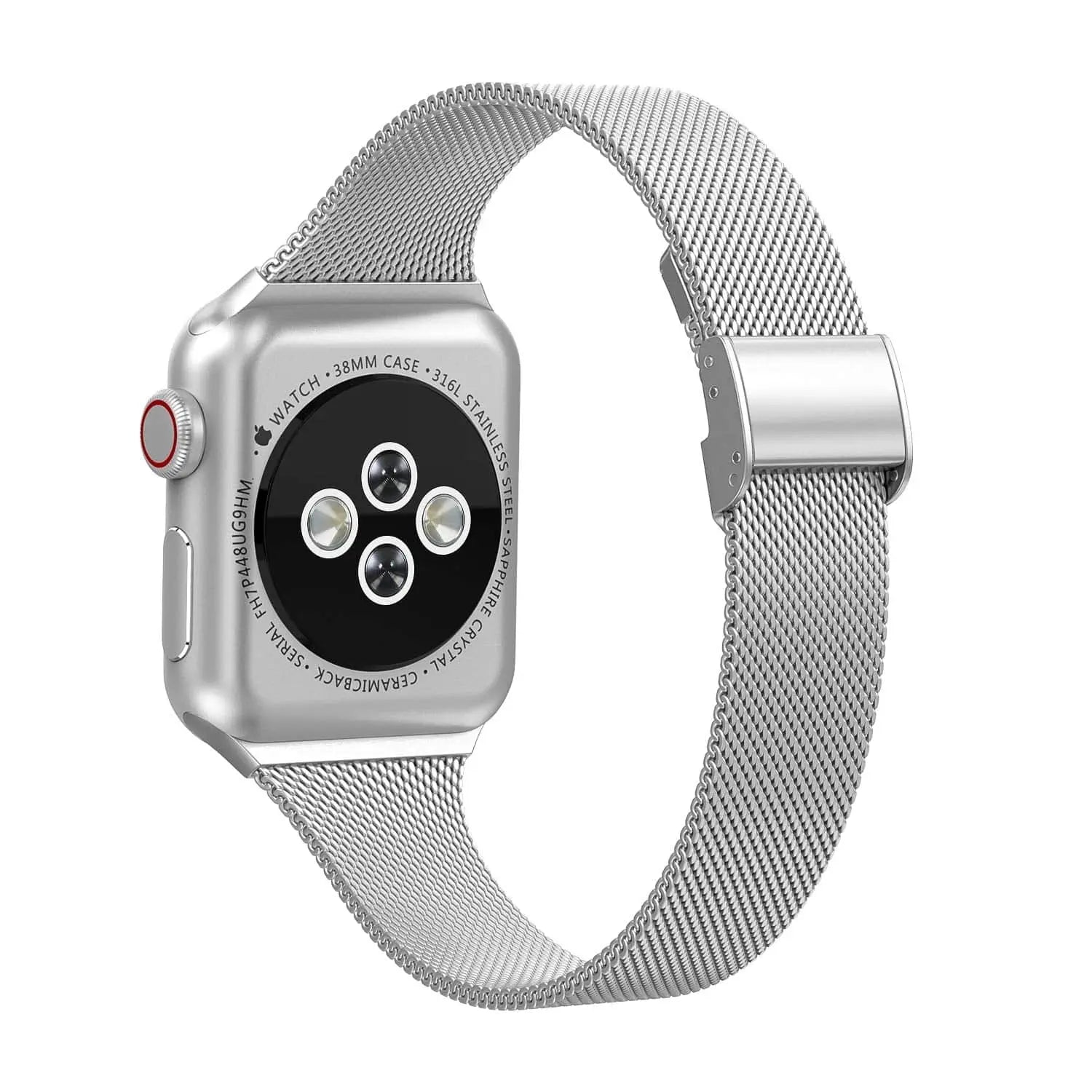 Premium Thin Stainless Steel Mesh Band For Apple Watch Series 5 - Pinnacle Luxuries