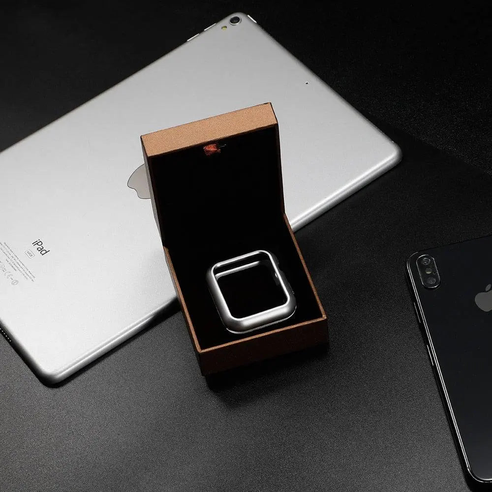 Premium Luxury Stainless Steel Tempered Glass Screen Protector For Apple Watch - Avontic