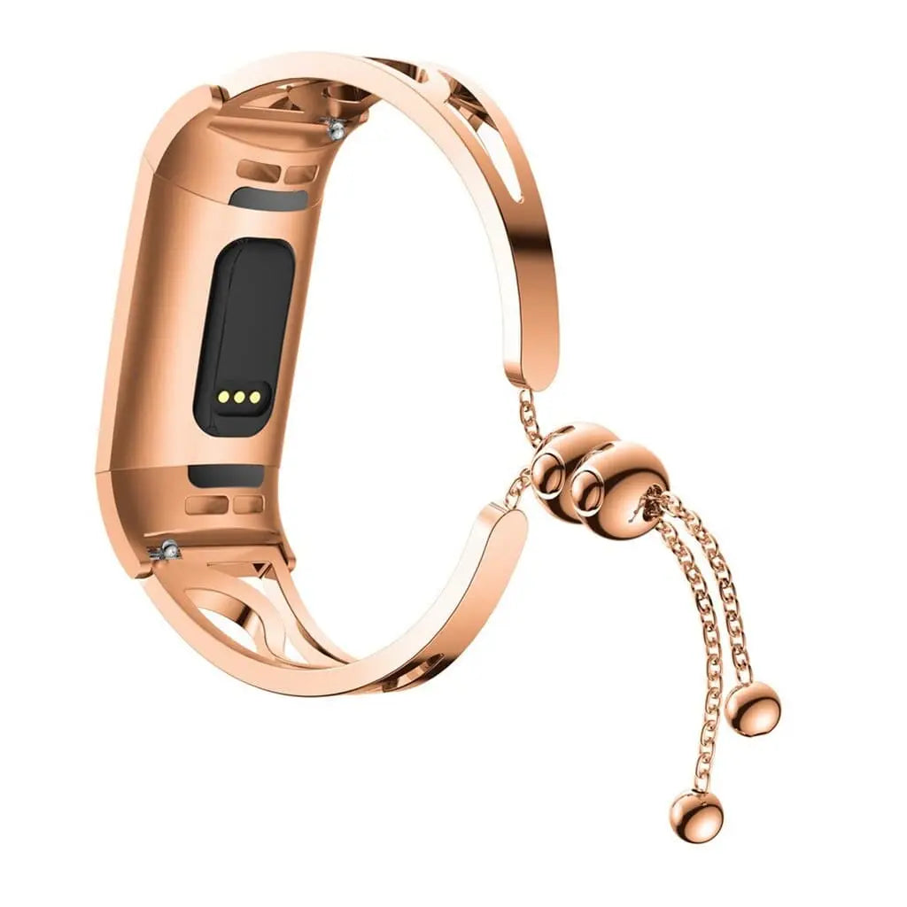 Fitbit Charge 3 & 4 Womens Premium Stainless Steel Band - Pinnacle Luxuries