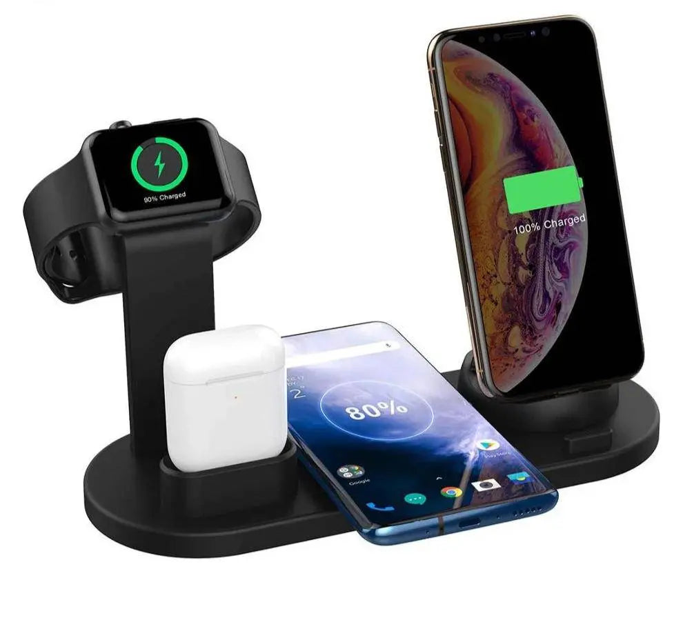 Avontic Premium Apple 4 In 1 Rapid Charging Stand Dock Station - Avontic