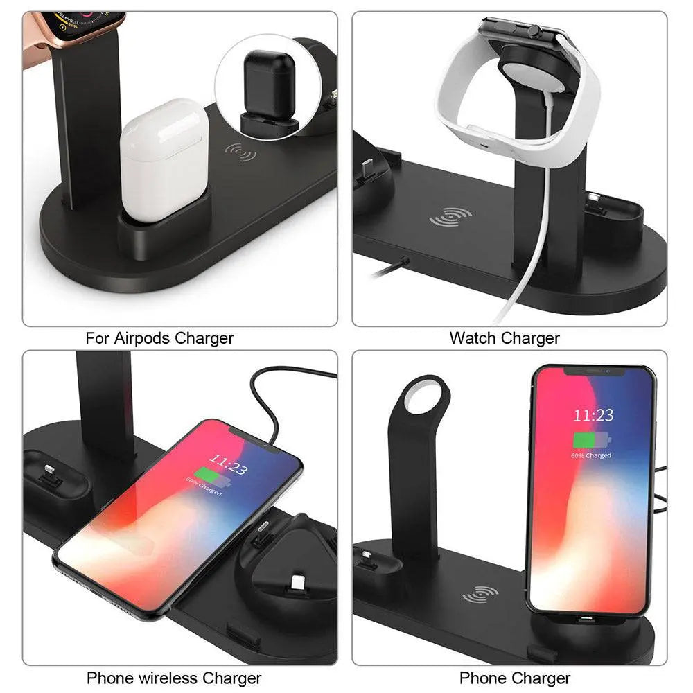 Avontic Premium Apple 4 In 1 Rapid Charging Stand Dock Station - Avontic