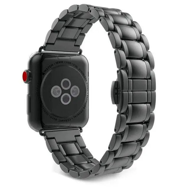 Pinnacle Stainless Steel Bandit Apple Watch Band - Pinnacle Luxuries