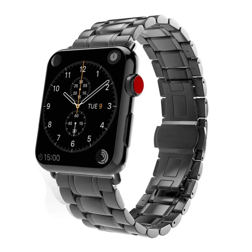 Pinnacle Stainless Steel Bandit Apple Watch Band - Pinnacle Luxuries