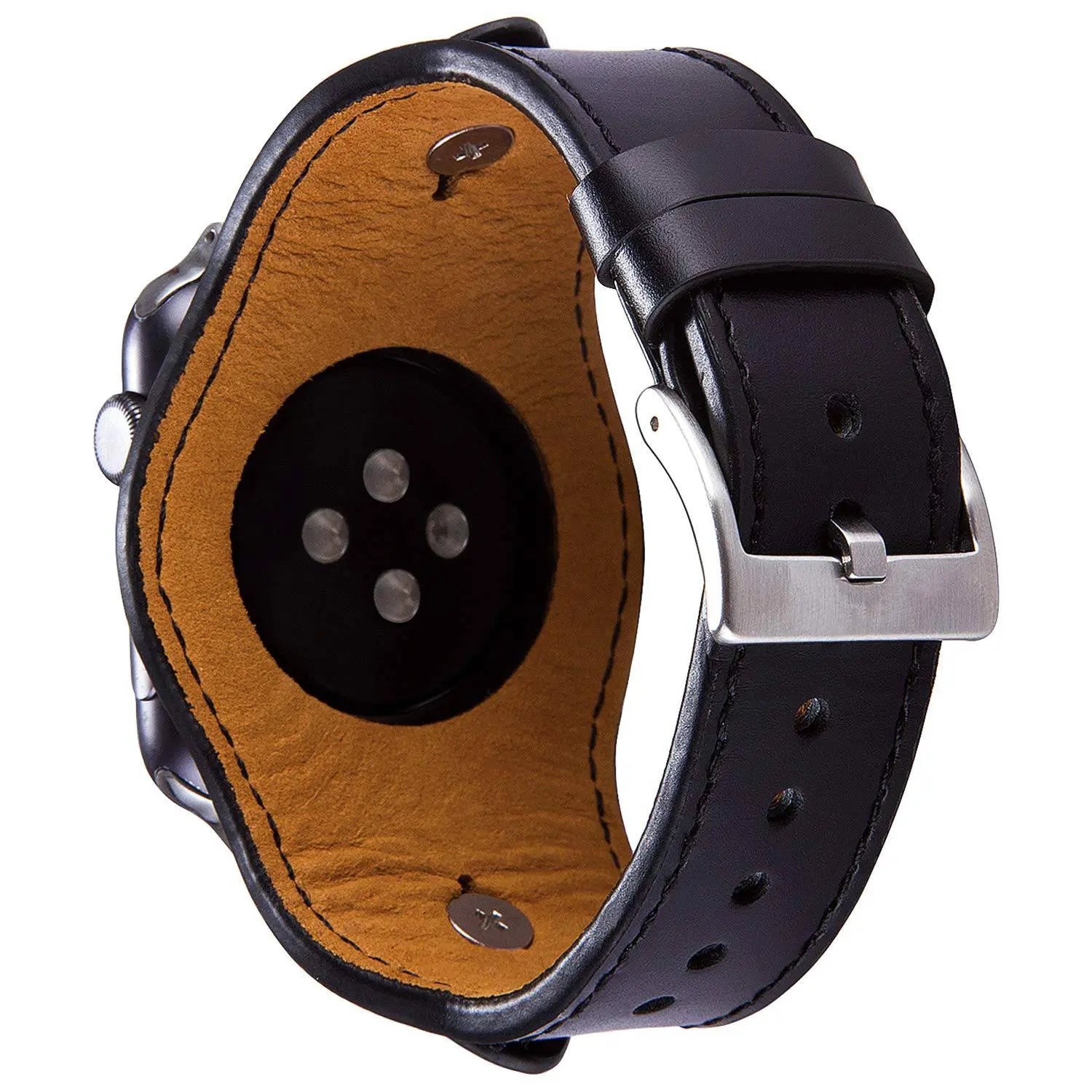Premium Custom Genuine Cowhide Leather Apple Watch Band - Pinnacle Luxuries