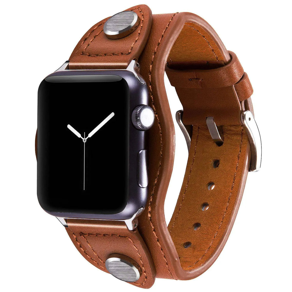 Premium Custom Genuine Cowhide Leather Apple Watch Band - Avontic