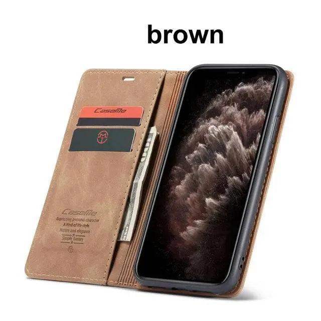 Leather Premium Wallet Phone Case For Apple iPhone 11/11 Pro/11 Pro Max - Pinnacle Luxuries