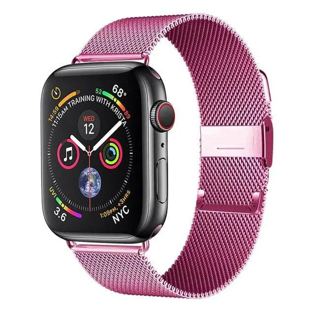 Premium Stainless Steel Mesh Band For Apple Watch SE Series 6 - Pinnacle Luxuries