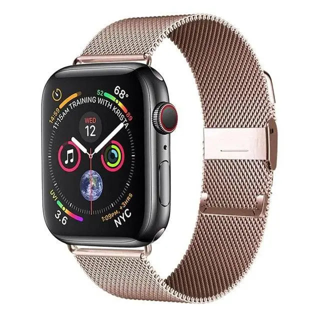 Premium Stainless Steel Mesh Band For Apple Watch SE Series 6 - Pinnacle Luxuries