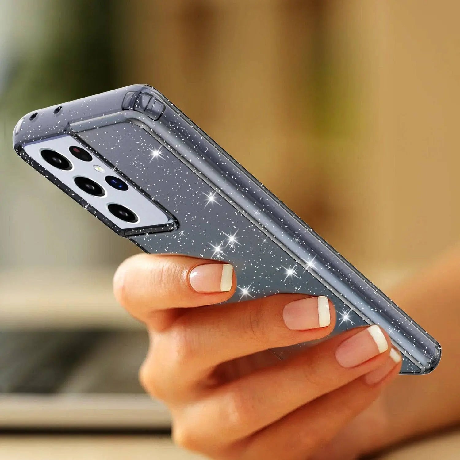 Diamond Bling Silicone Case For Samsung Galaxy S21 Ultra / S21 Plus - Pinnacle Luxuries