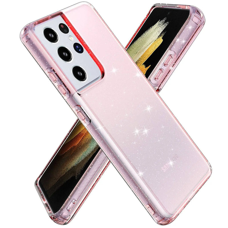 Diamond Bling Silicone Case For Samsung Galaxy S21 Ultra / S21 Plus - Avontic