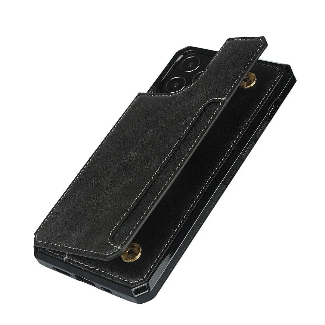 Luxury Premium Leather Cover For iPhone 11 12 Mini Pro Pro Max - Pinnacle Luxuries