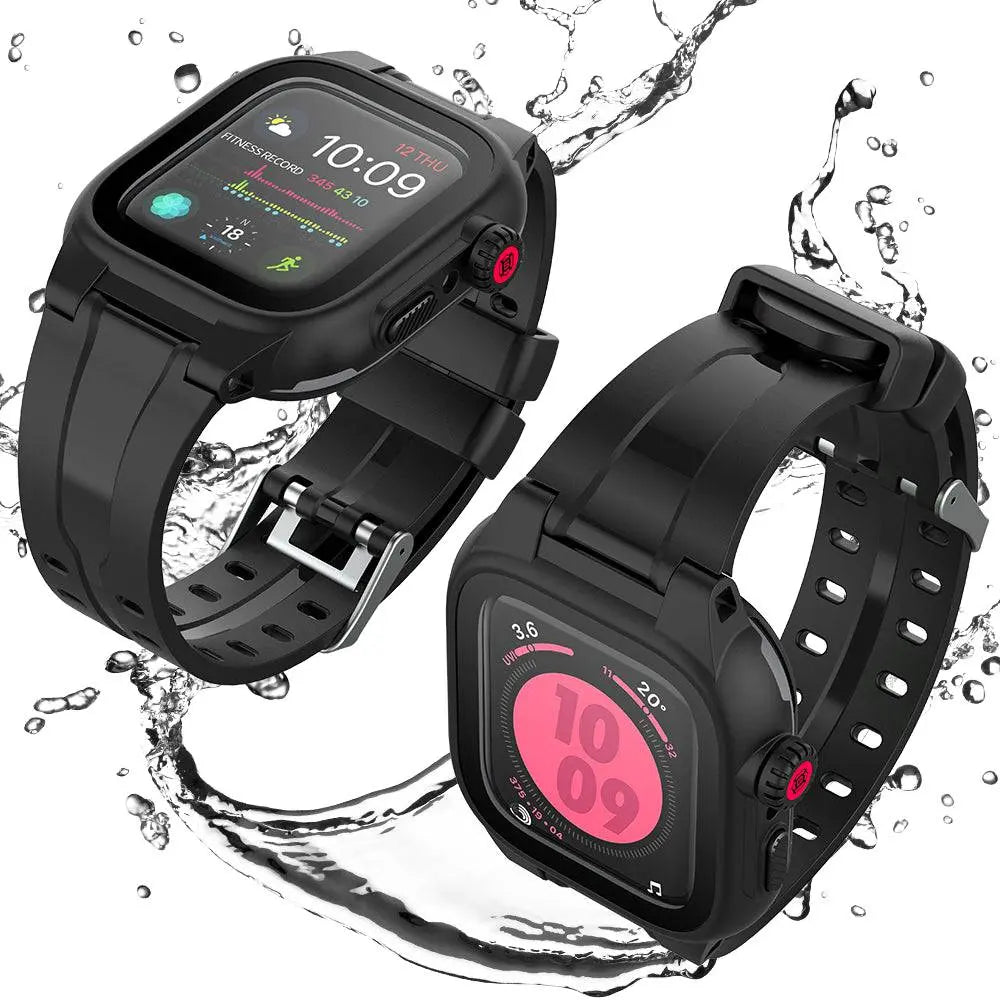 Premium Waterproof Band Case Combo For Apple Watch Series 6 5 4/SE - Avontic