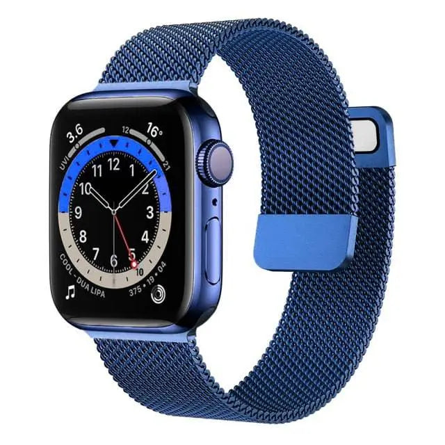 Premium Steel Mesh Loop Band For Apple Watch Series 7 - Avontic
