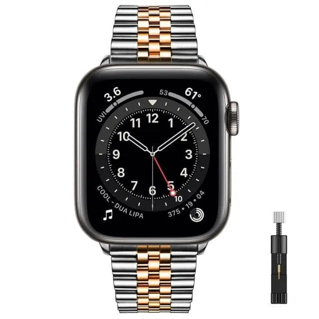 Vintage Steel Band For Apple Watch Series 7 - Avontic