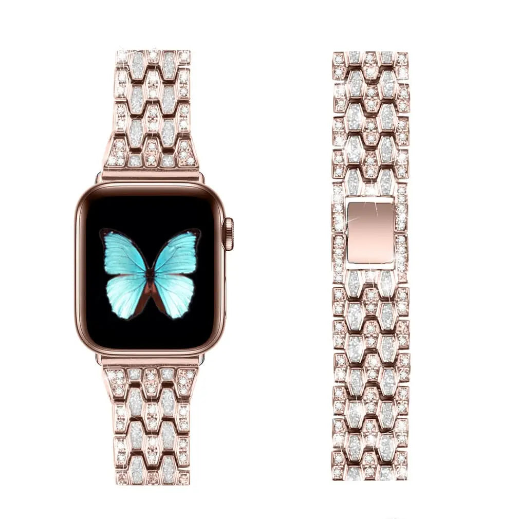 Diva Crystal Band For Apple Watch Series 7 - Pinnacle Luxuries