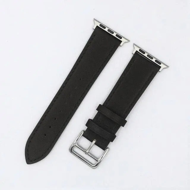 Vintage Genuine Leather Band For Apple Watch Series 7 41mm 45mm - Pinnacle Luxuries