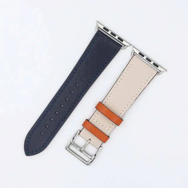 Vintage Genuine Leather Band For Apple Watch Series 7 41mm 45mm - Pinnacle Luxuries