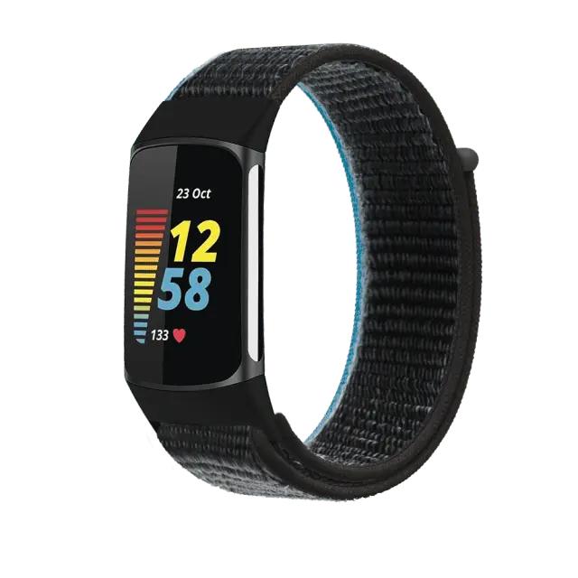 Nylon Sweat Resistant Sport Band For Fitbit Charge 5 - Avontic