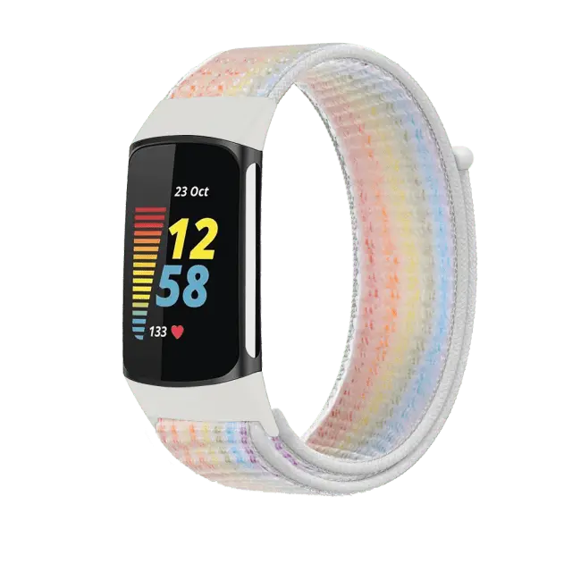 Nylon Sweat Resistant Sport Band For Fitbit Charge 5 - Pinnacle Luxuries