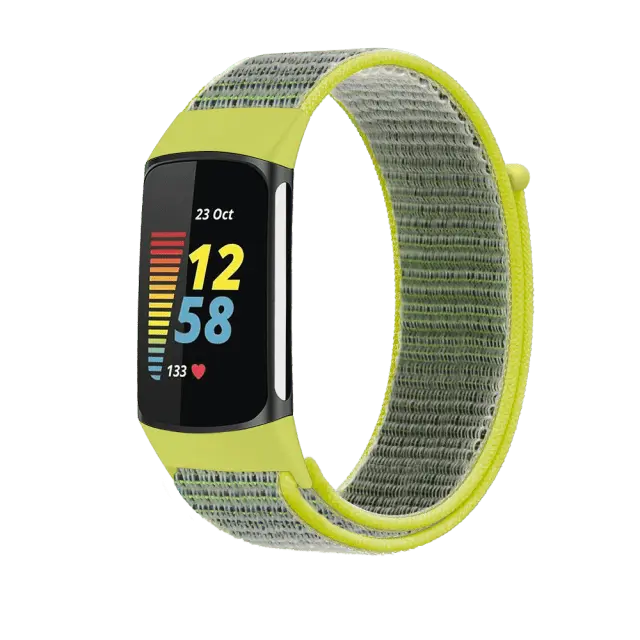 Nylon Sweat Resistant Sport Band For Fitbit Charge 5 - Pinnacle Luxuries