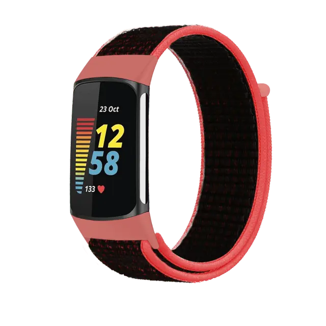 Nylon Sweat Resistant Sport Band For Fitbit Charge 5 - Pinnacle Luxuries