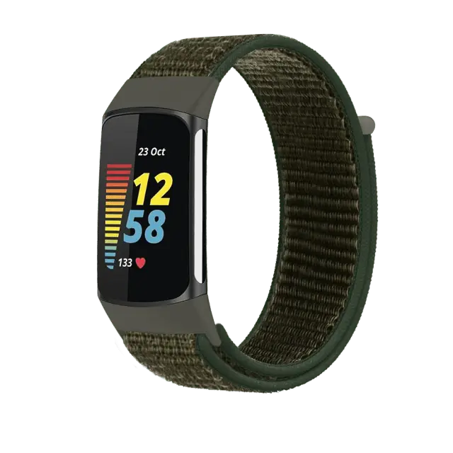 Nylon Sweat Resistant Sport Band For Fitbit Charge 5 - Pinnacle Luxuries