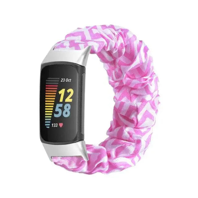 Scrunch Watch Band For Fitbit Charge 5 - Pinnacle Luxuries