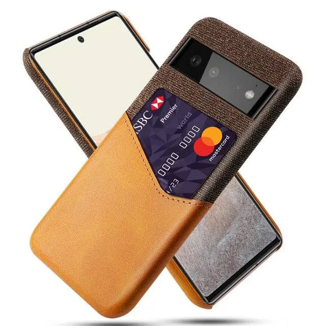 Premium Card Holder Wallet Case For Google Pixel 6 Pro - Avontic