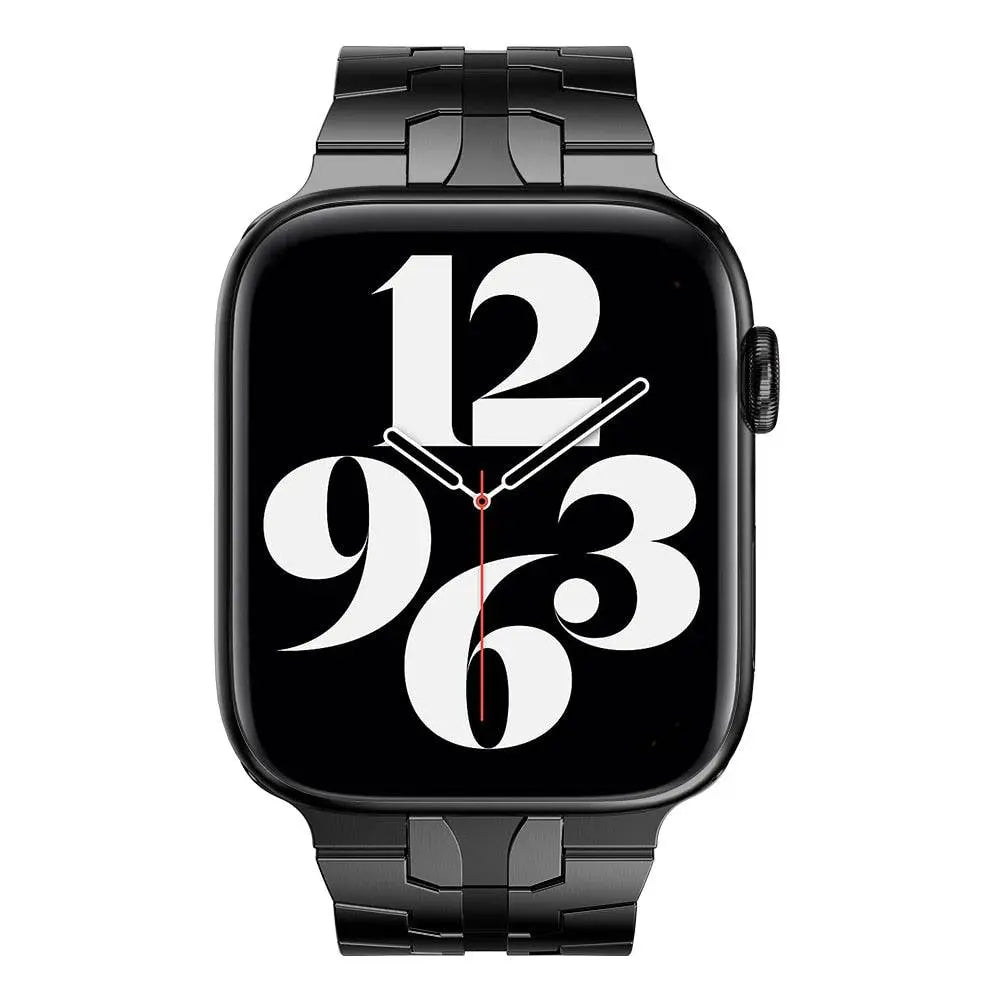 The Black Mamba Collection Stainless Steel Band For Apple Watch Series 7 - Pinnacle Luxuries