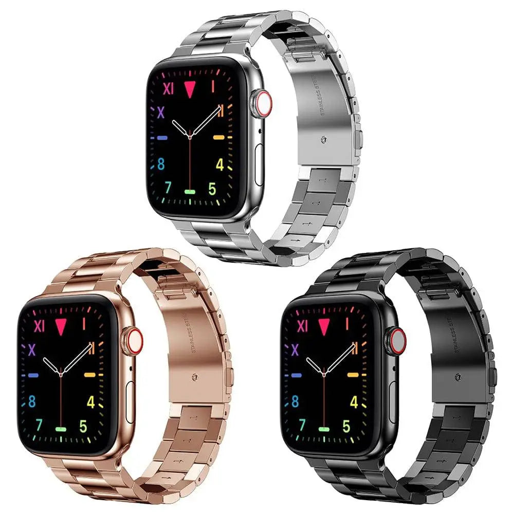 The Pristine Collection Stainless Steel Band For Apple Watch Series 7 - Pinnacle Luxuries