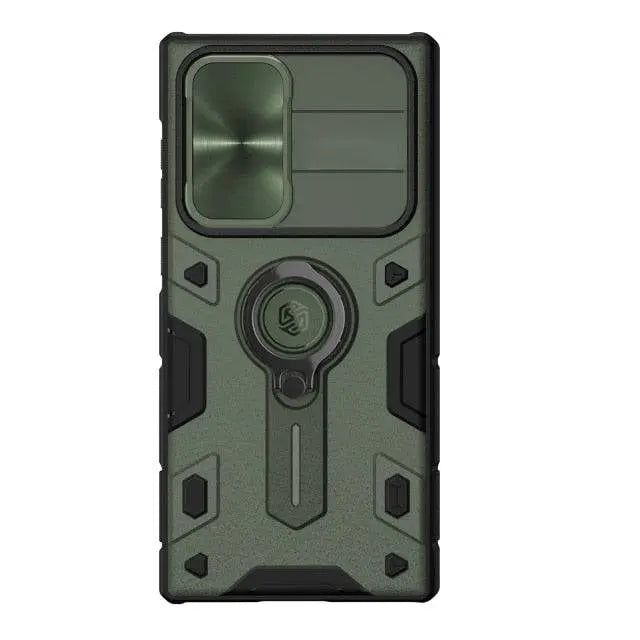 Ultimate Ring Stand Lens Protection Case For Samsung Galaxy S22 Ultra - Avontic