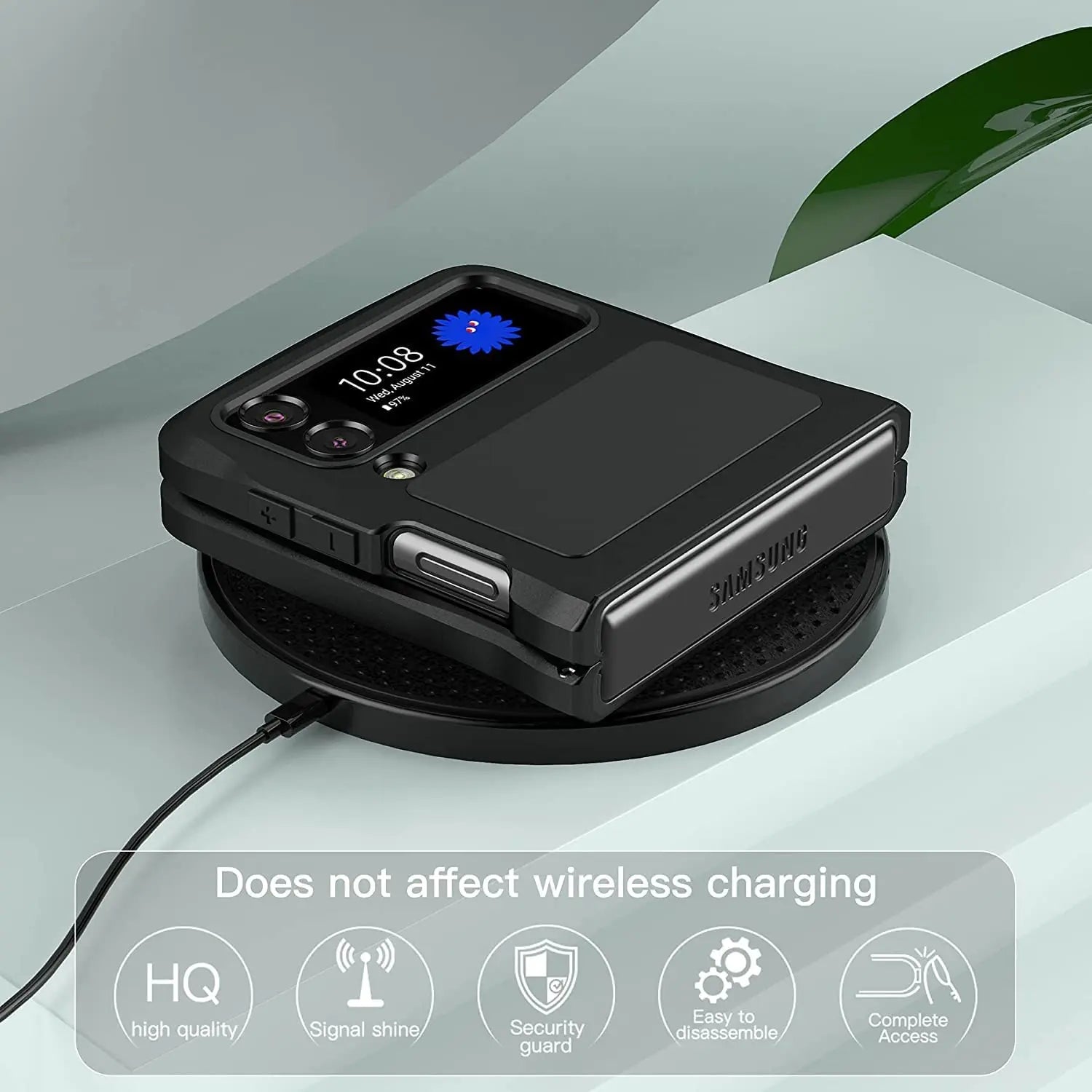 Pinnacle Military Metal Protection 360 For Samsung Galaxy Z Flip 3 - Pinnacle Luxuries