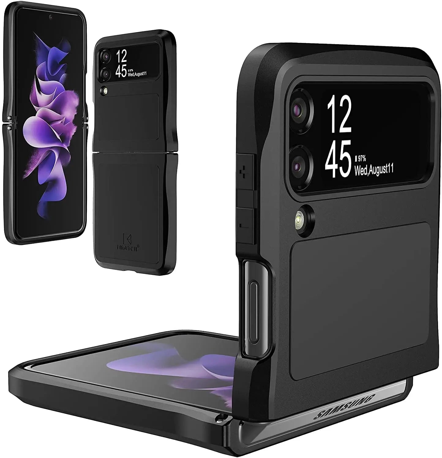 Pinnacle Military Metal Protection 360 For Samsung Galaxy Z Flip 3 - Pinnacle Luxuries