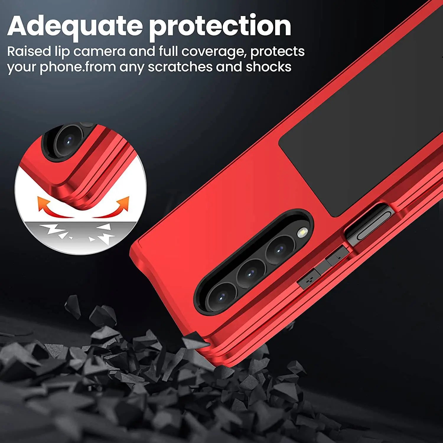 Pinnacle Military Grade Aluminum Protection 360 For Samsung Galaxy Z Fold 3 - Pinnacle Luxuries