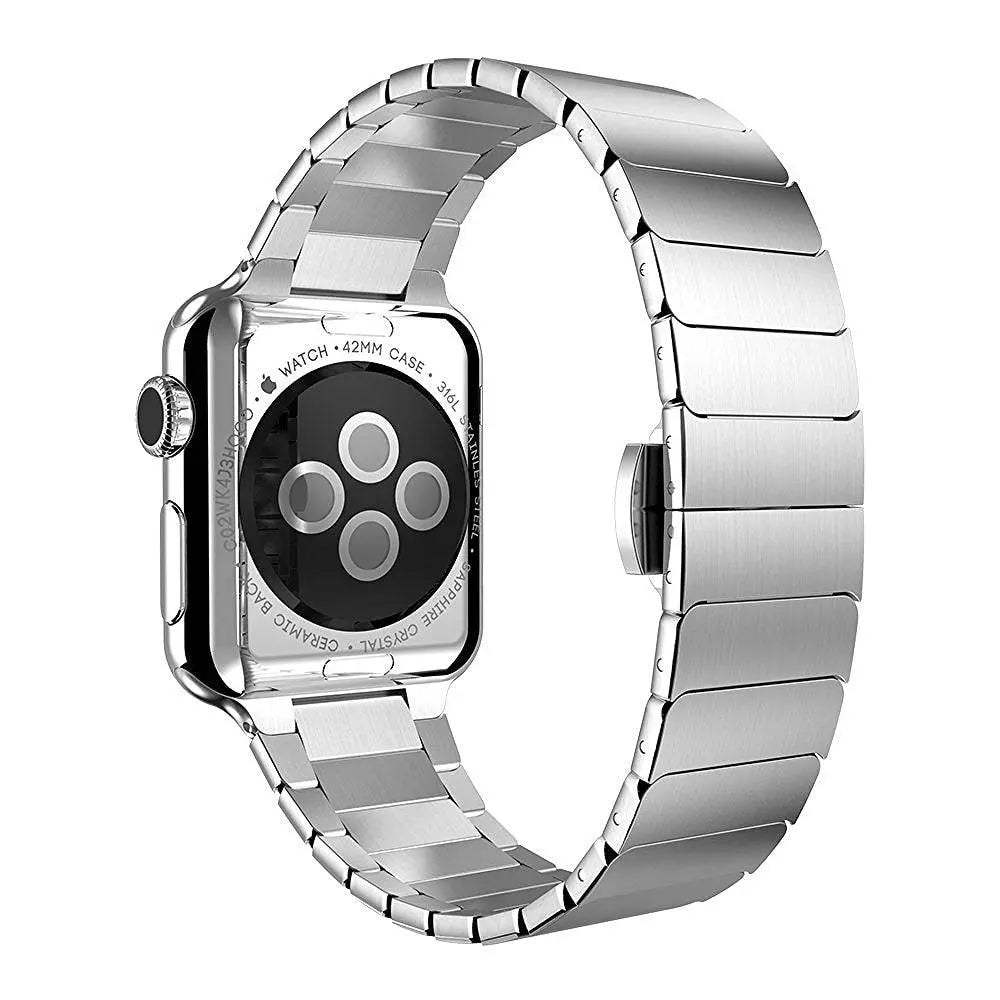 Centurion Stainless Steel Apple Watch Band - Pinnacle Luxuries